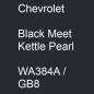 Preview: Chevrolet, Black Meet Kettle Pearl, WA384A / GB8.